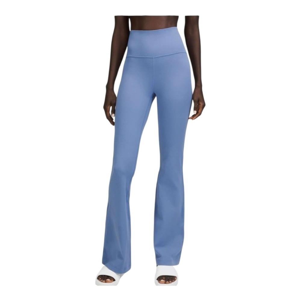 Lululemon Groove Super-High-Rise Flared Pant Nulu, Water Drop, Size 0 32.5” inse